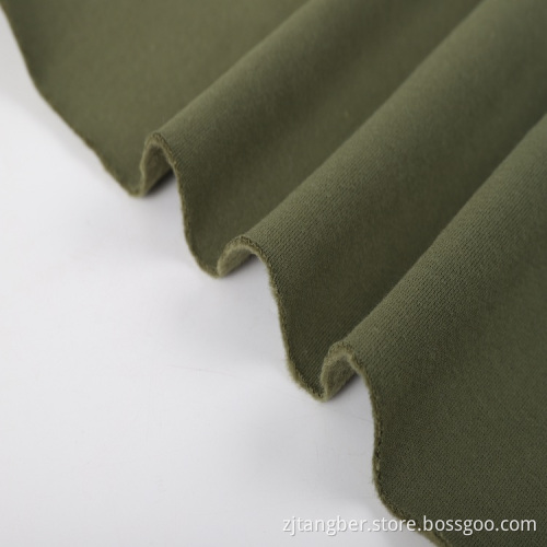 Tissu polaire éponge trois fils 100% coton brossé